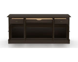 Canadel Buffet 7202 in 59 Davy's Grey, open view
