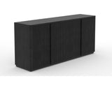 Canadel Modern Channel 76 Buffet in Dark Smoke, three-quarter view