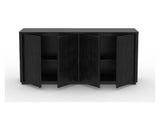Canadel Modern Channel 76 Buffet in Dark Smoke, open view