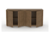 Canadel Modern Channel 76 Buffet in Pecan Washed, open view