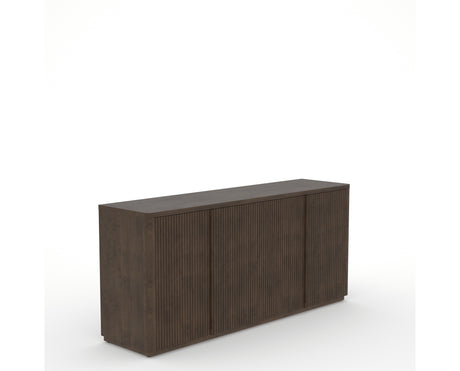 Canadel Modern Channel 76 Buffet in Hazelnut Washed, three-quarter view
