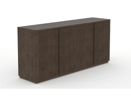 Canadel Modern Channel 76 Buffet in Hazelnut Washed, three-quarter view