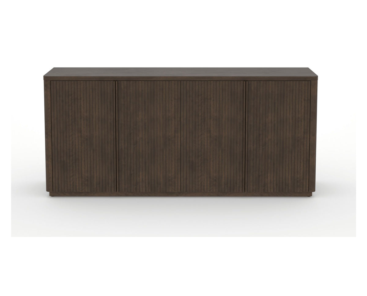 Canadel Modern Channel 76 Buffet in Hazelnut Washed, front view