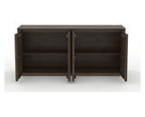 Canadel Modern Channel 76 Buffet in Hazelnut Washed, fully open view