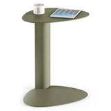 BDi Bink Laptop Stand / Side Table in Moss, on white