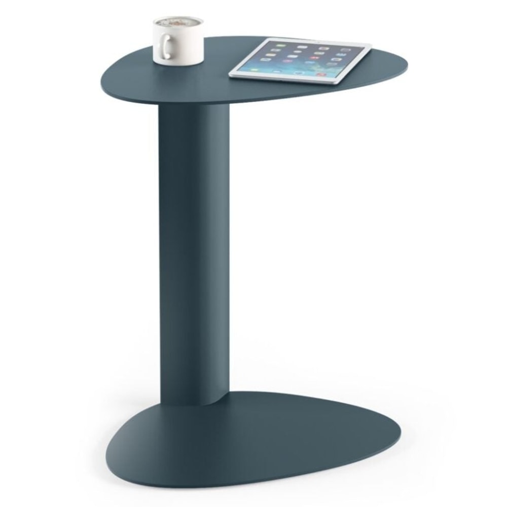 BDi Bink Laptop Stand / Side Table in Ocean, on white
