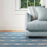 Button Hand Micro Hooked Wool Rug