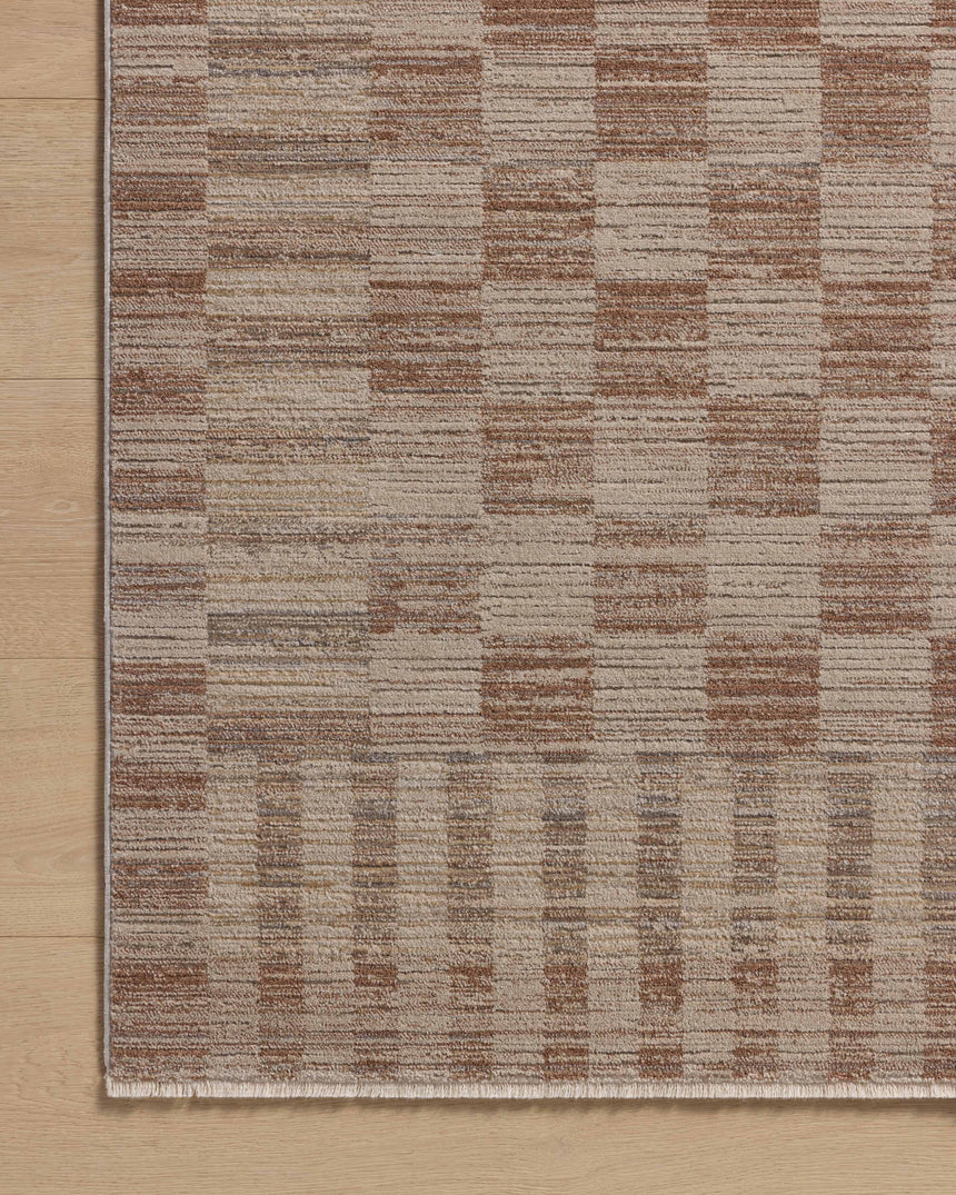 Cali Rug 06 | Brick / Natural