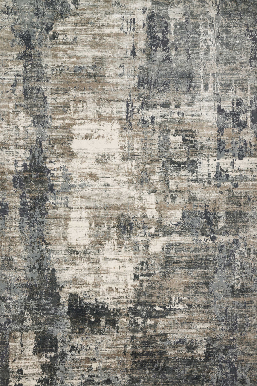 Cascade Rug 03 | Ivory / Charcoal