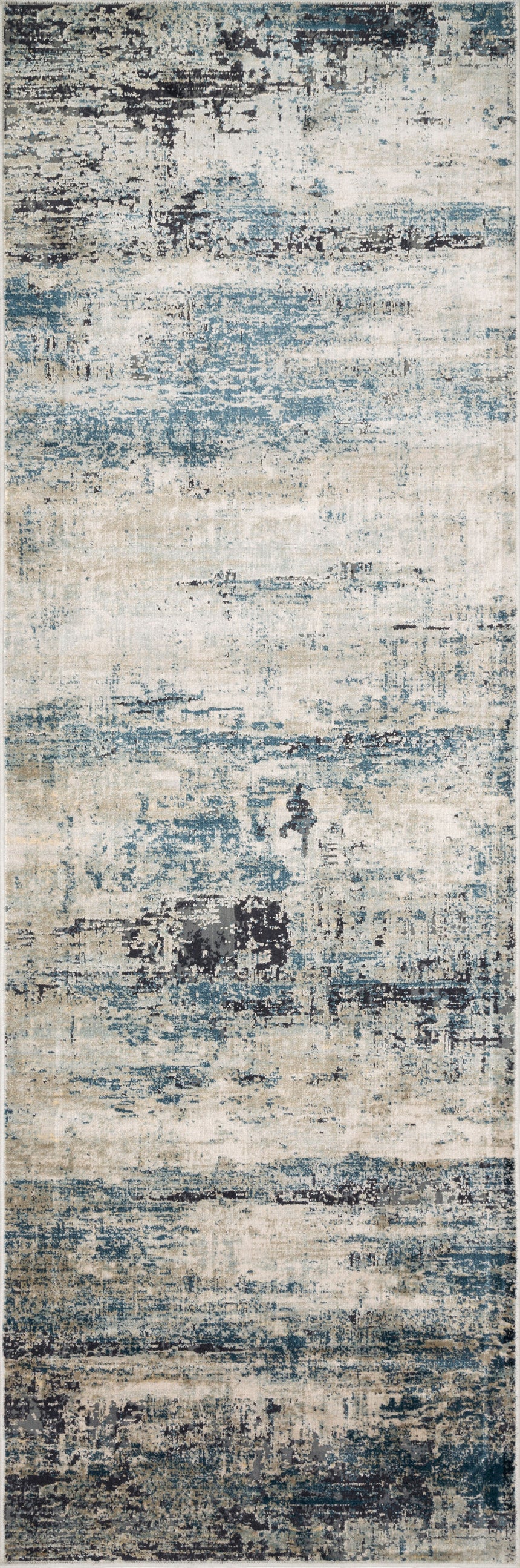 Cascade Rug 05 | Ocean / Grey