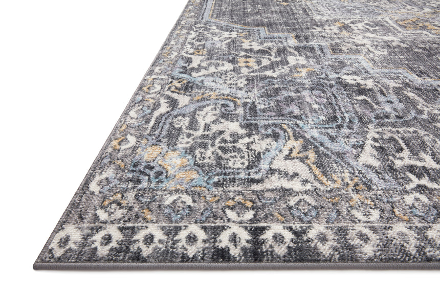 Cassandra Rug 02 | Charcoal / Gold
