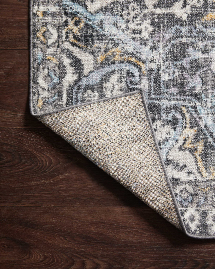 Cassandra Rug 02 | Charcoal / Gold