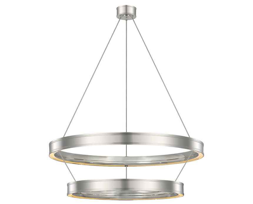 Connery 40" Two-Tier Ring Chandelier