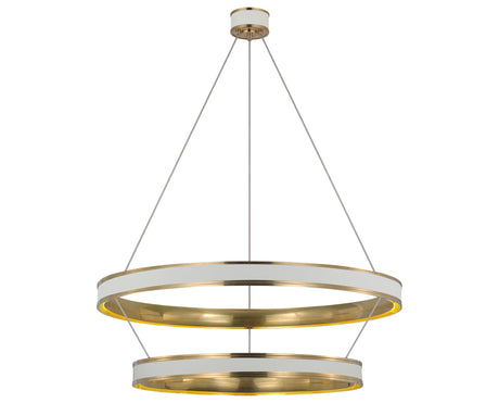 Connery 40" Two-Tier Ring Chandelier