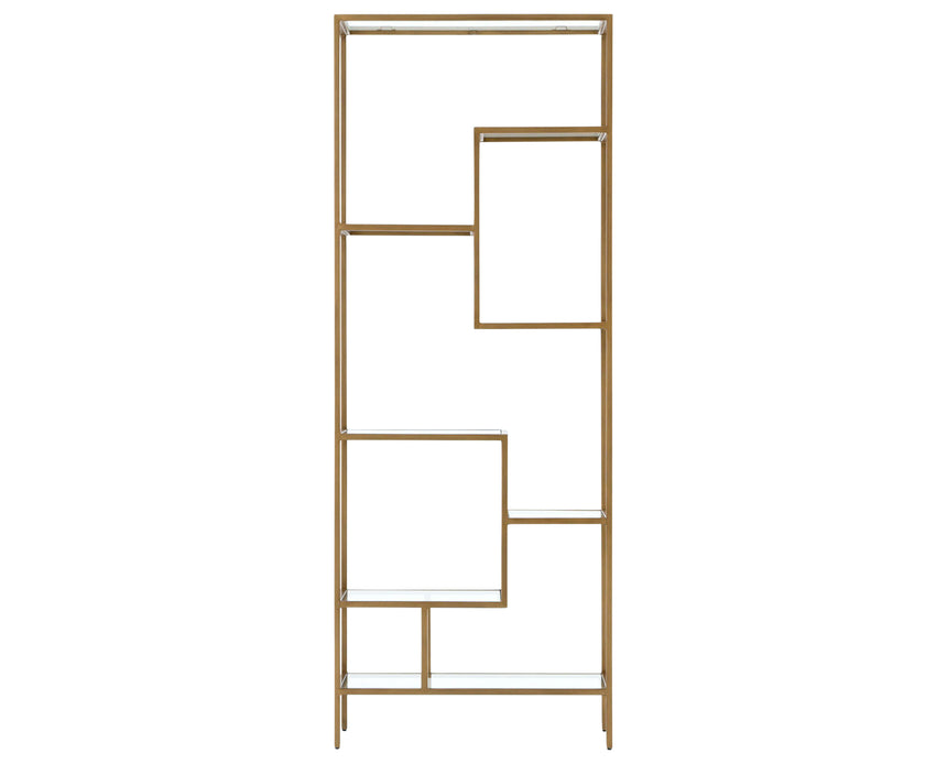 Helena Brass Bookcase