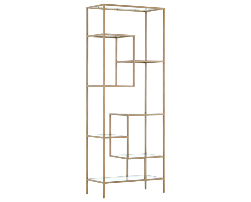 Helena Brass Bookcase