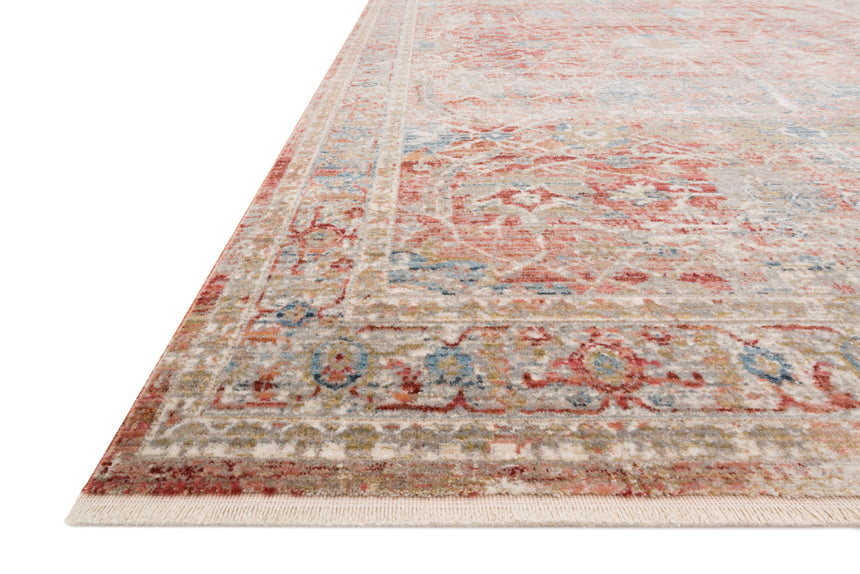 Claire Rug 01 | Red / Ivory