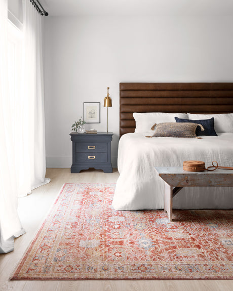 Claire Rug 01 | Red / Ivory