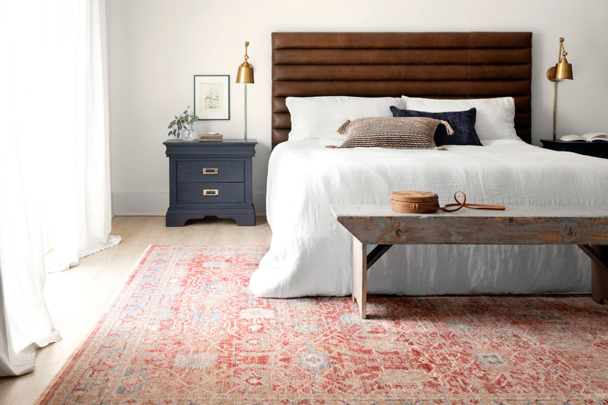 Claire Rug 01 | Red / Ivory