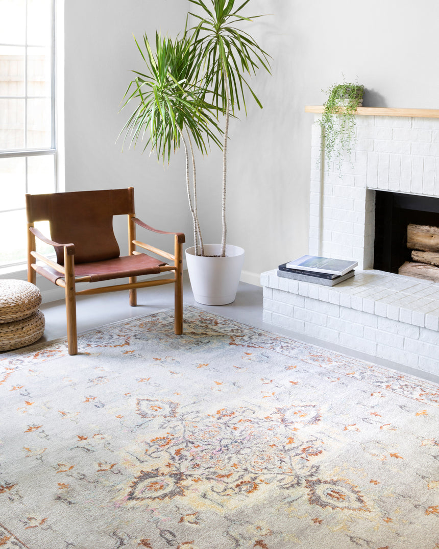 Clara Rug 03 | Grey / Ivory