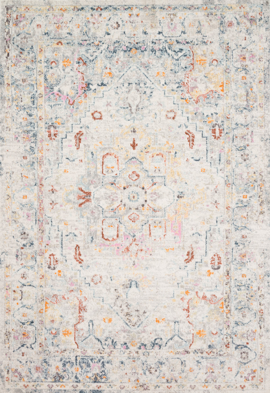 Clara Rug 04 | Lt Grey / Multi