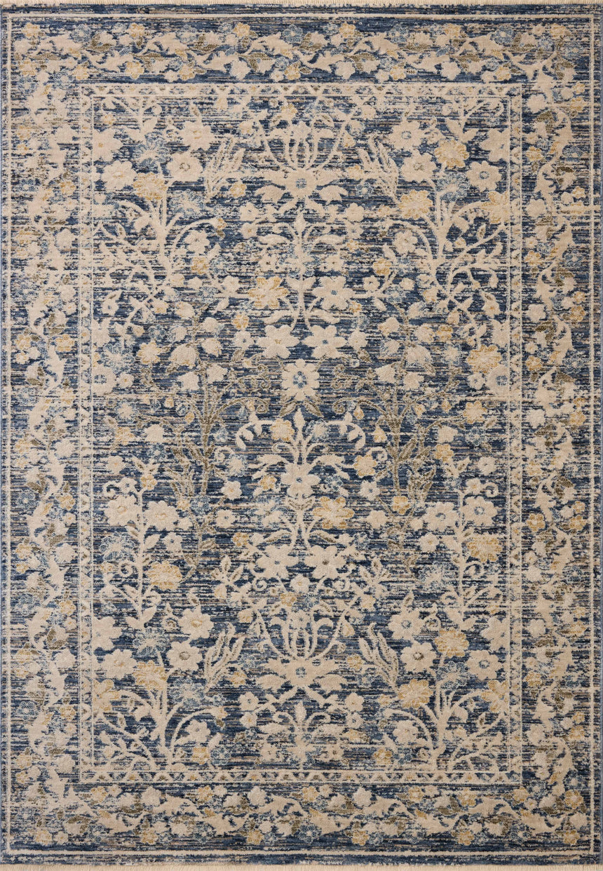 Clarisse Rug 05 | Blue / Beige