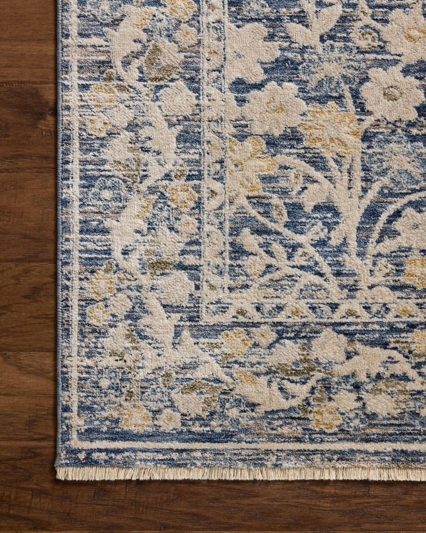 Clarisse Rug 05 | Blue / Beige