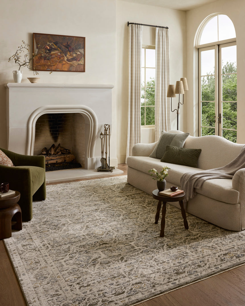 Clarisse Rug 08 | Olive / Ivory