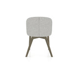 Canadel Downtown Point Dining Chair in Shadow, 7C Fabric, back view
