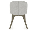 Canadel Downtown Point Dining Chair in Shadow, 7C Fabric, back view