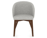 Canadel Downtown Point Dining Chair in Cognac Washed, 7C Fabric, front view