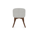 Canadel Downtown Point Dining Chair in Cognac Washed, 7C Fabric, back view