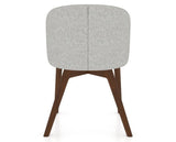 Canadel Downtown Point Dining Chair in Cognac Washed, 7C Fabric, back view