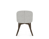 Canadel Downtown Point Dining Chair in Hazelnut Washed, 7C Fabric, back view