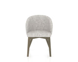 Canadel Downtown Point Dining Chair in Shadow, FP Crypton®, front view
