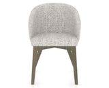 Canadel Downtown Point Dining Chair in Shadow, FP Crypton®, front view