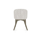Canadel Downtown Point Dining Chair in Shadow, FP Crypton®, back view