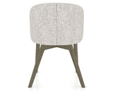 Canadel Downtown Point Dining Chair in Shadow, FP Crypton®, back view