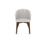 Canadel Downtown Point Dining Chair in Cognac Washed, FP Crypton®, front view