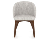 Canadel Downtown Point Dining Chair in Cognac Washed, FP Crypton®, front view
