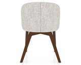 Canadel Downtown Point Dining Chair in Cognac Washed, FP Crypton®, back view