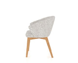 Canadel Downtown Point Dining Chair in Caramel Washed, FP Crypton®, side view