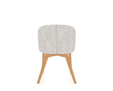 Canadel Downtown Point Dining Chair in Caramel Washed, FP Crypton®, back view