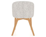 Canadel Downtown Point Dining Chair in Caramel Washed, FP Crypton®, back view
