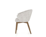 Canadel Downtown Point Dining Chair in Pecan Washed, FP Crypton®, side view