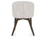 Canadel Downtown Point Dining Chair in Hazelnut Washed, FP Crypton®, back view