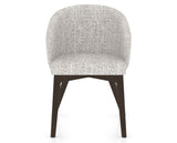 Canadel Downtown Point Dining Chair in Davy's Grey, FP Crypton®, front view