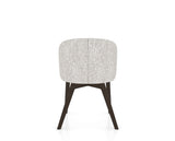 Canadel Downtown Point Dining Chair in Davy's Grey, FP Crypton®, back view