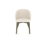 Canadel Downtown Point Dining Chair in Shadow, FT InsideOut®, front view
