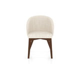 Canadel Downtown Point Dining Chair in Cognac Washed, FT InsideOut®, front view